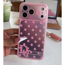 Load image into Gallery viewer, PINK POLKA DOT PHONE CASE
