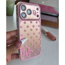 Load image into Gallery viewer, PINK POLKA DOT PHONE CASE
