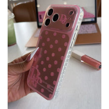 Load image into Gallery viewer, PINK POLKA DOT PHONE CASE
