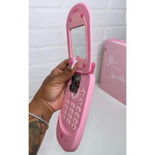 Load image into Gallery viewer, PINK MIRROR FLIP PHONE CASE
