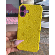 Load image into Gallery viewer, YELLOW LUXE PHONE CASE
