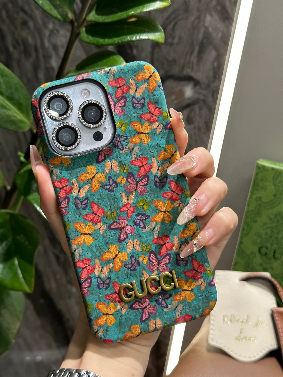 GG BUTTERFLY PHONE CASE