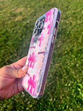 Load image into Gallery viewer, PINK GLITTER HEARTS PHONE CASE
